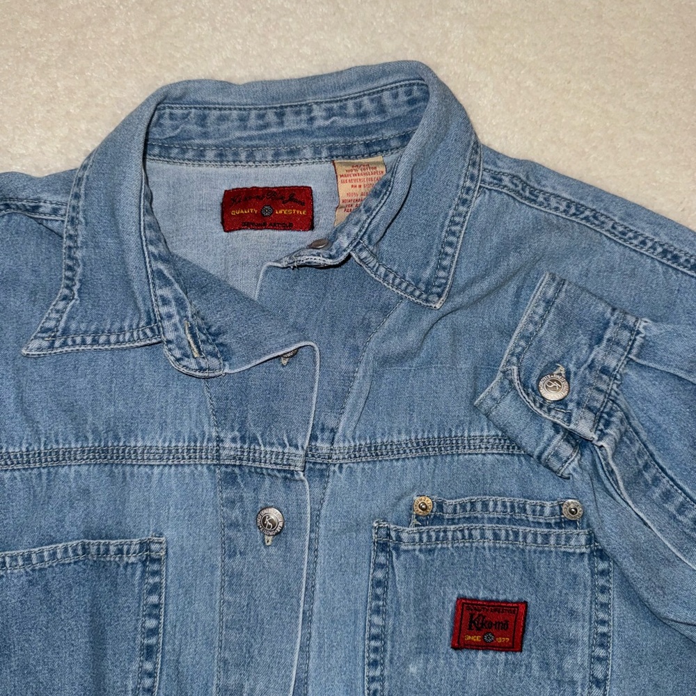Blue Denim Button Shirt - Picture 2 of 3